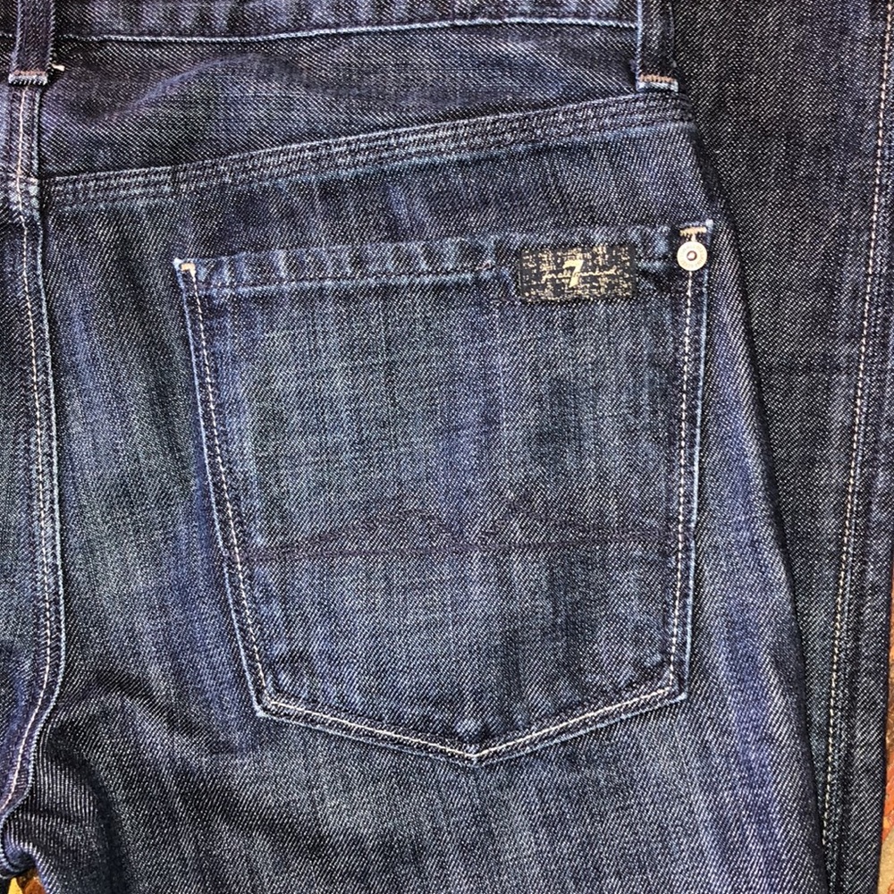 7 For All Mankind Slimmy Jeans SZ 31 - Picture 6 of 7